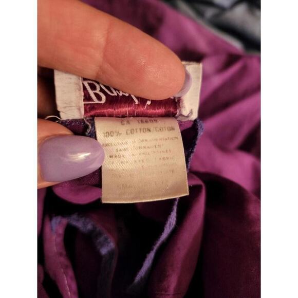 VTG Barbizon Purple Hand Dyed Cotton Slip Nightgown - Picture 7 of 8